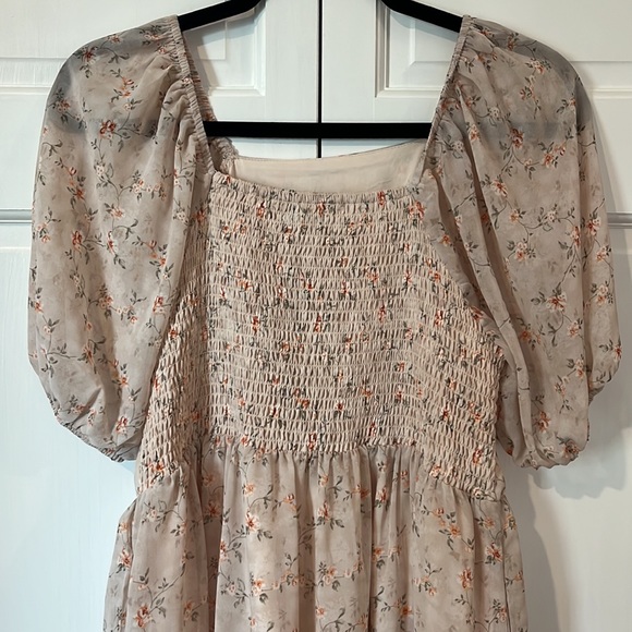 Mikarose dress, The Poppy in color pale peach, size medium - Picture 7 of 8